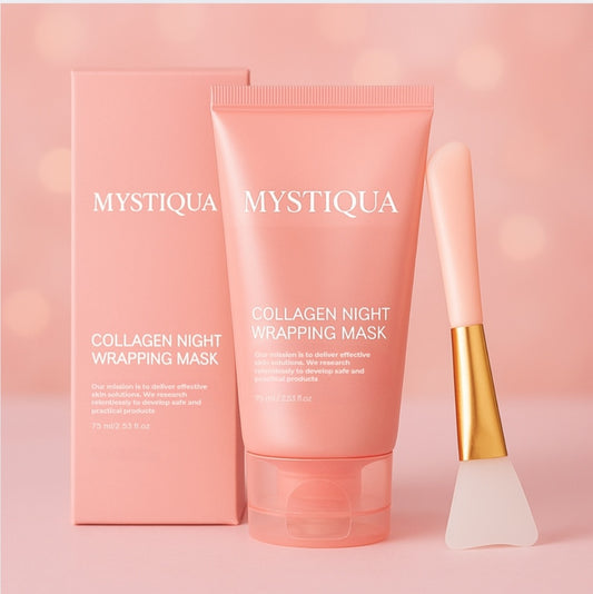 Mystiqua's Overnight De-Aging Collagen Mask