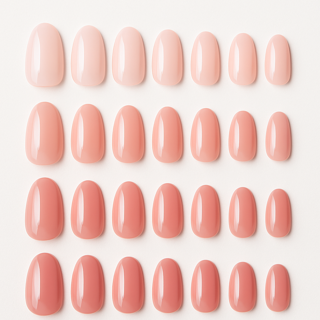 Mystiqua's Nude Pink Acrylic Nails