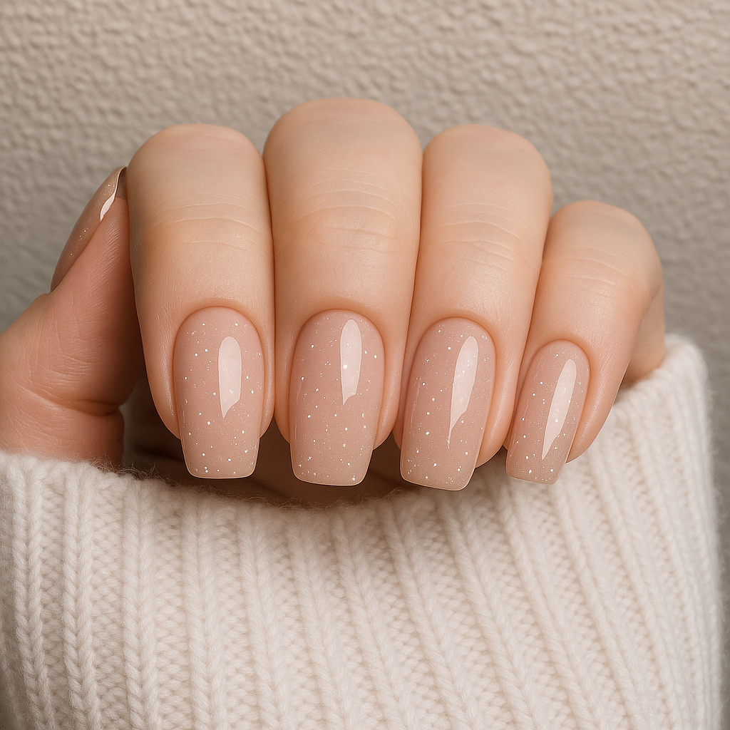 Mystiqua's Nude Pink Acrylic Nails