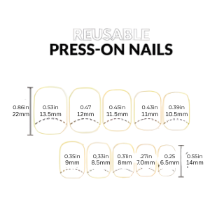 Mystiqua's French Manicure Nails