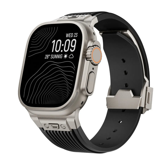Mystiqua's Sleek Silicone Apple Watch Band
