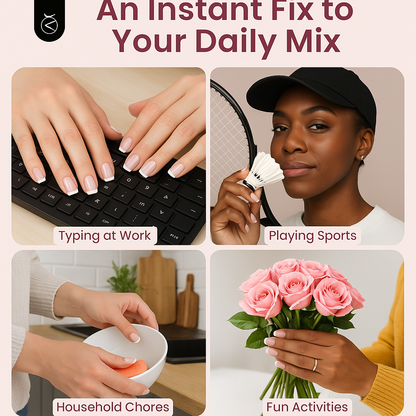 Mystiqua's French Manicure Nails